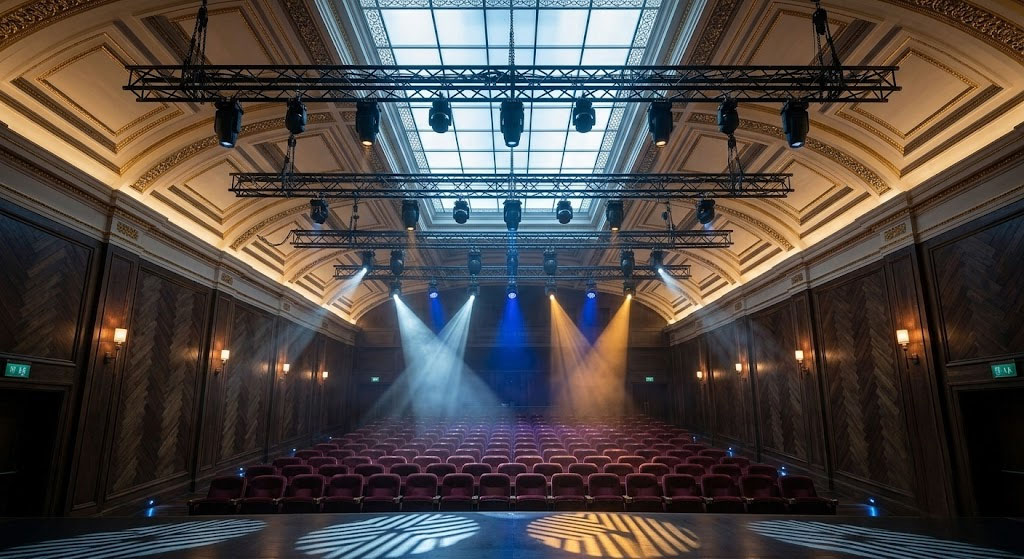 Mobiliario e iluminación para espacios culturales y centros escénicos en Almería mobiliario teatro